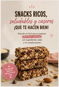 Recetario de 30 barritas saludables